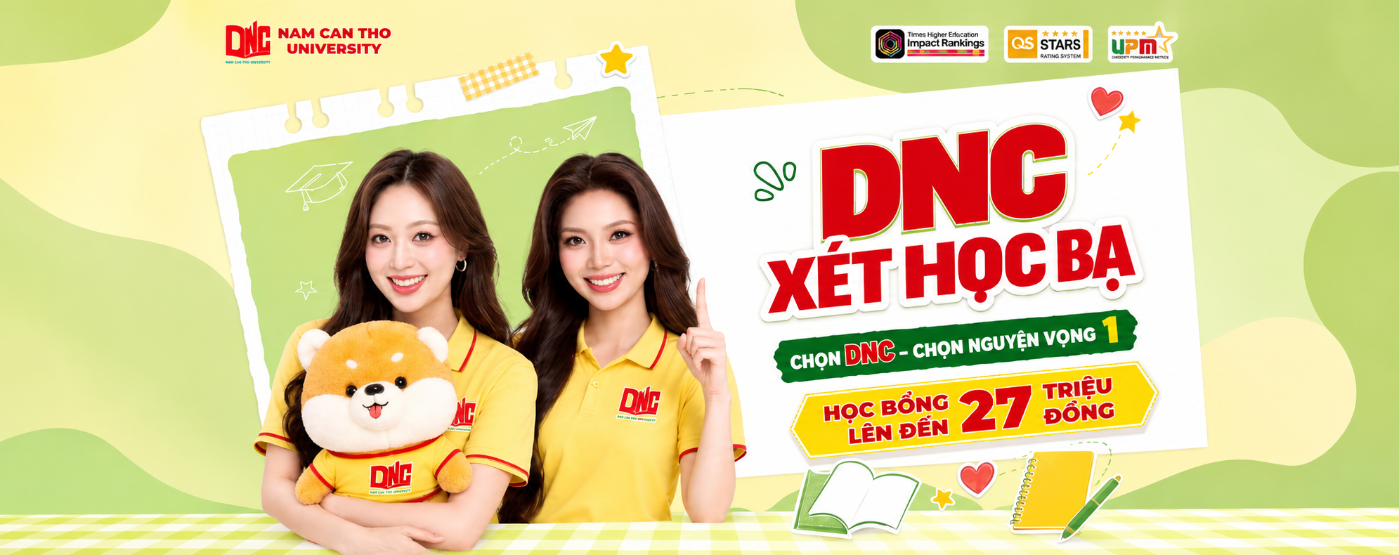 Tuyển sinh 2026: học bổng đến 27 triệu đồng và nhiều chính sách hỗ trợ tài chính hấp dẫn tạI trường đại học Nam Cần Thơ