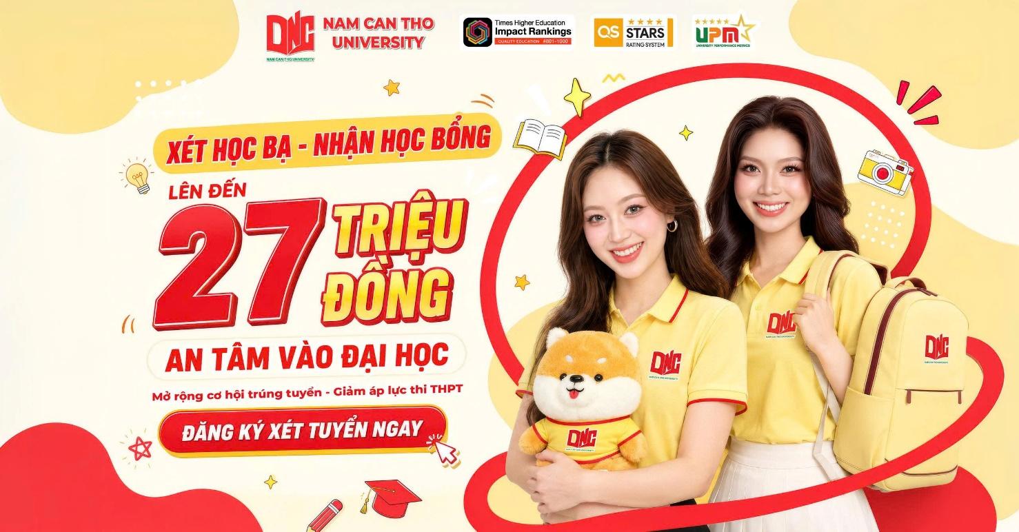 Học phí Đại học Nam Cần Thơ năm 2026: cập nhật mới nhất theo từng nhóm ngành